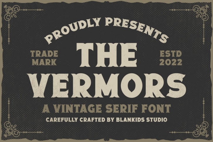 Vermors a Vintage Serif Font Font Download