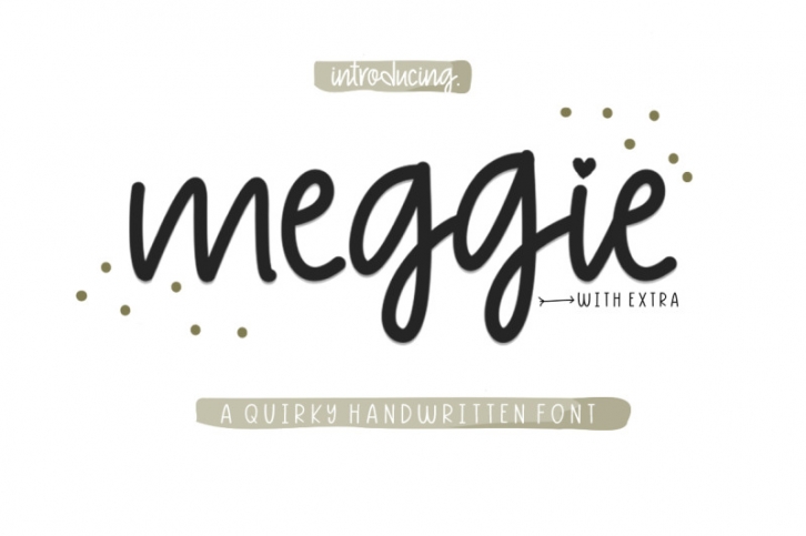 Meggie - Handwritten Typefaces Font Download