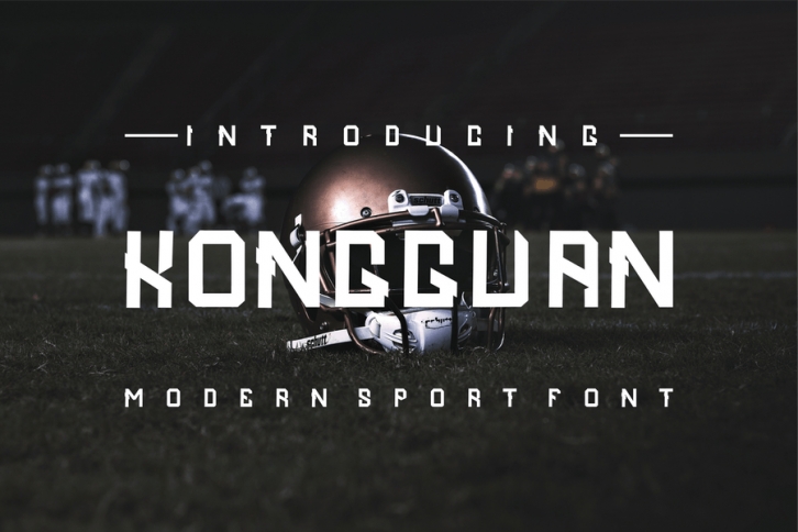 Kongguan Modern Sport Font Font Download