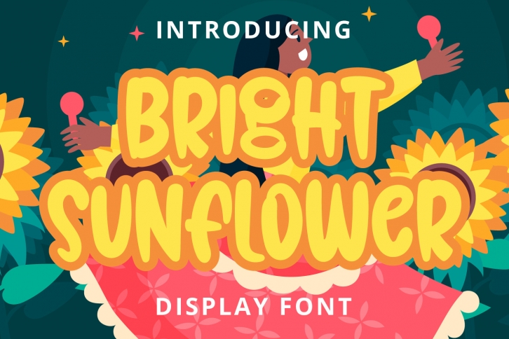 Bright Sunflower Font Download