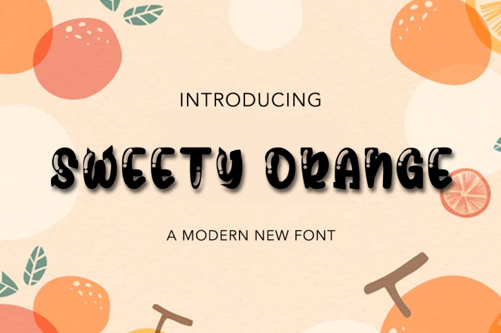 Sweety Orange Font Download