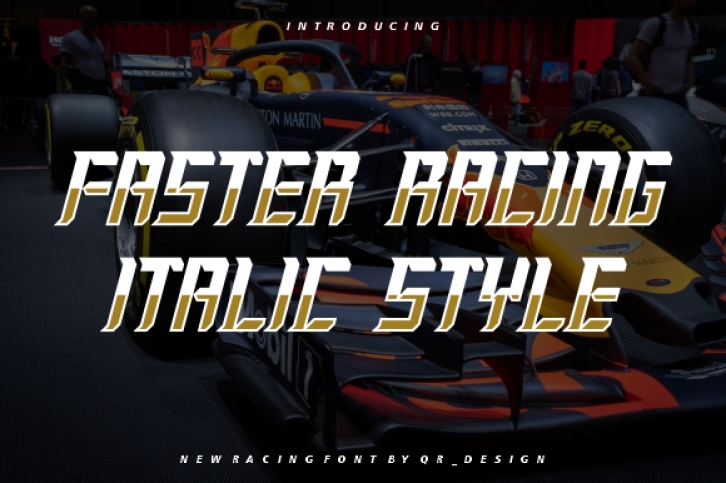 Faster Racing Font Download