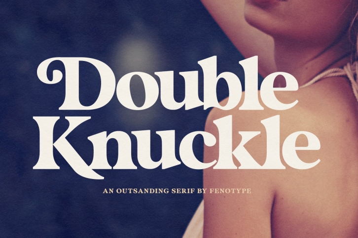 Double Knuckle Bold Serif Font Download
