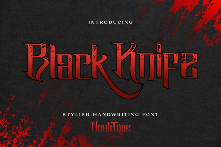 Black Knife Font Download