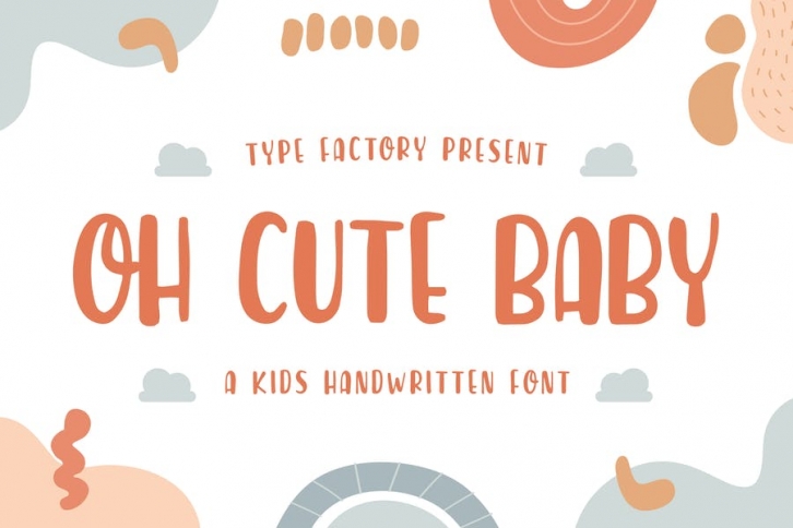 Oh Cute Baby - A Kids Handwritten Font Font Download