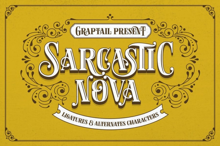 Sarcastic Nova Font Download