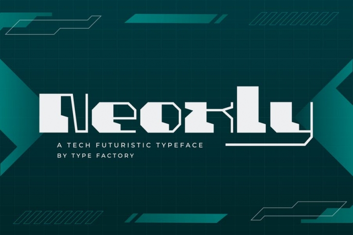 Neoxly - Tech Futuristic Typeface Font Download
