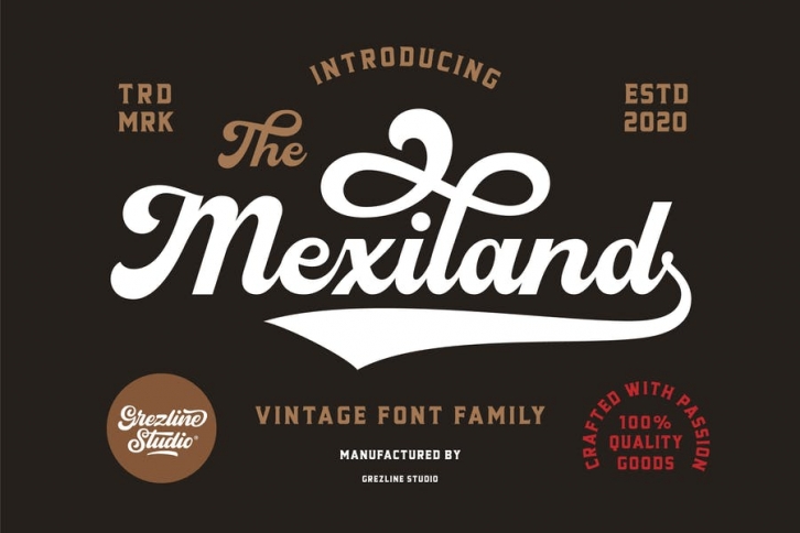 Mexiland - Vintage Font Duo Font Download