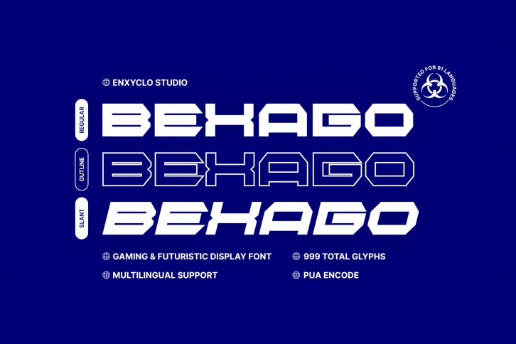 Bexago Font Download