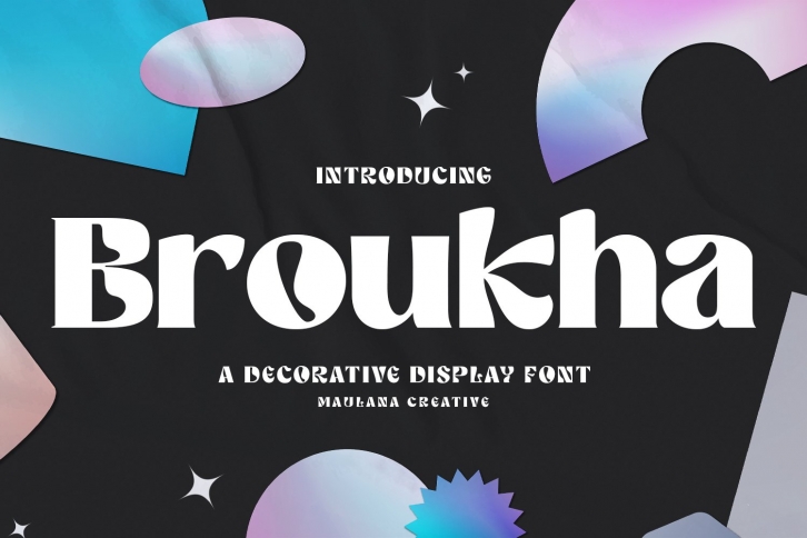 Broukha Decorative Display Font Download