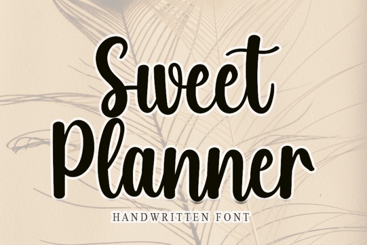 Sweets Planner Font Download