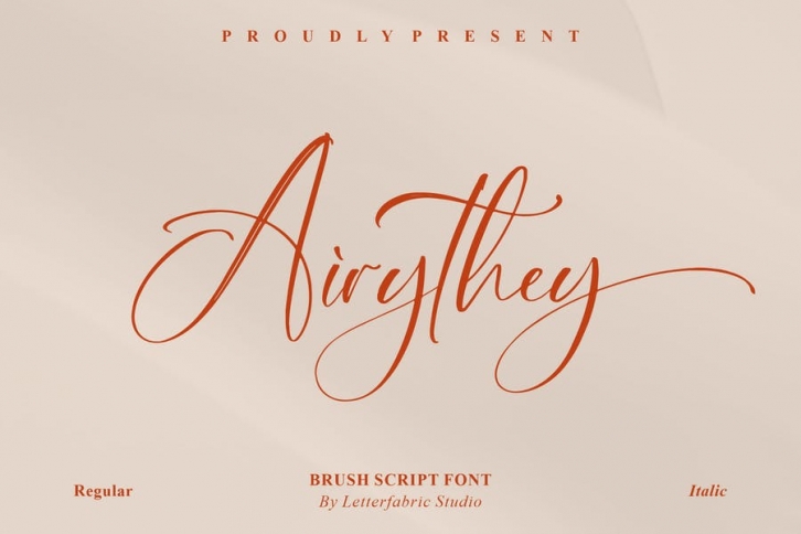 Airythey Brush Script Font Font Download