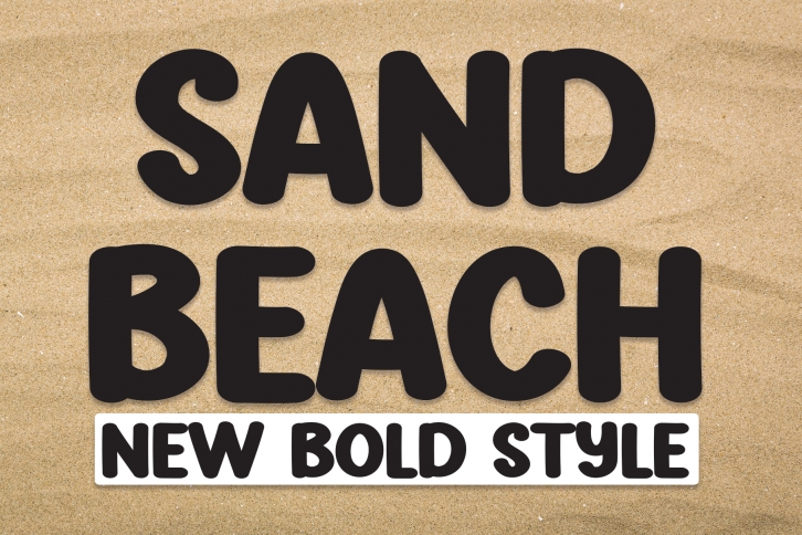 Sand Beach Font Download