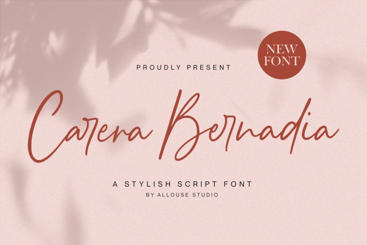 Carera Bernadia A Handwritten Script Font Download