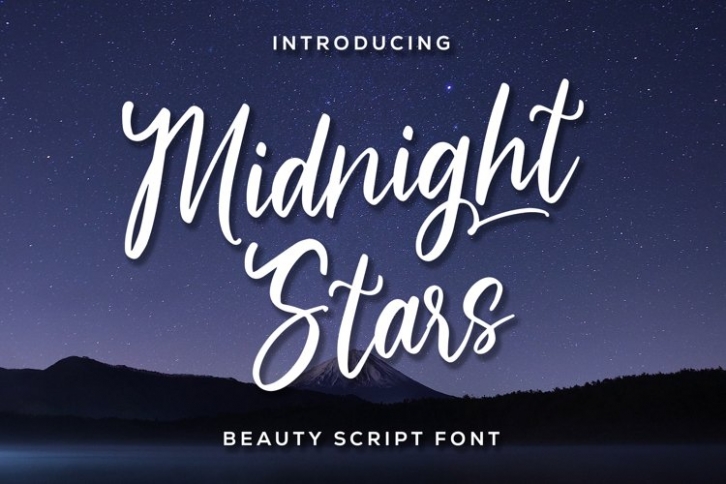Midnight Stars Font Download