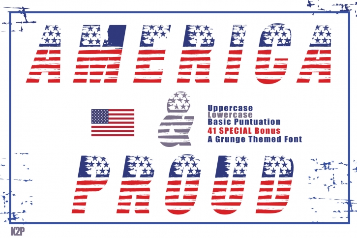 America and Proud Font Download