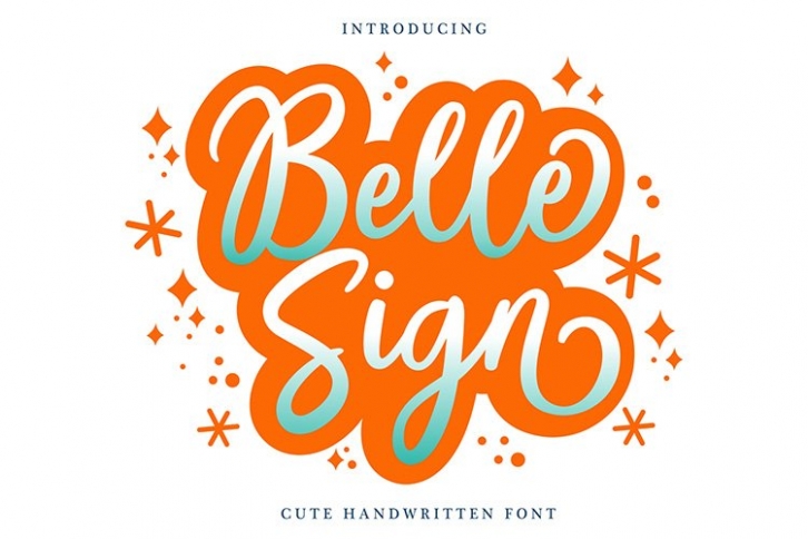Belle Sign Font Download