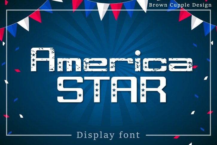 America Star Font Download