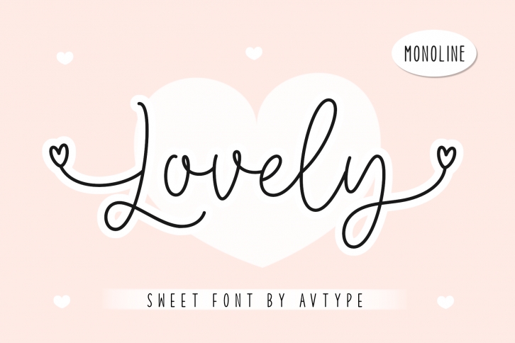 Lovely Monoline Font Download