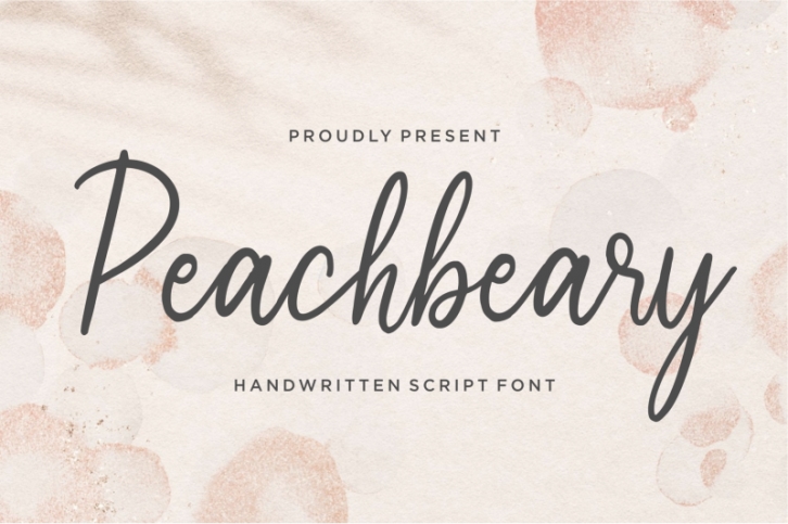 Peachbeary Font Download