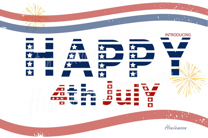 Happy 4th July Font Download
