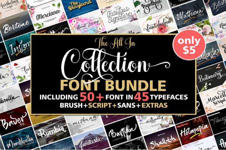 All In Collection Font Bundle Font Download