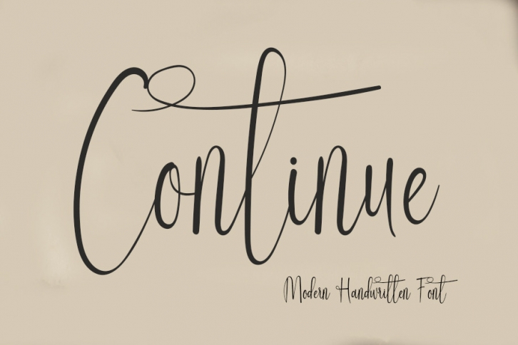 Continue Font Download