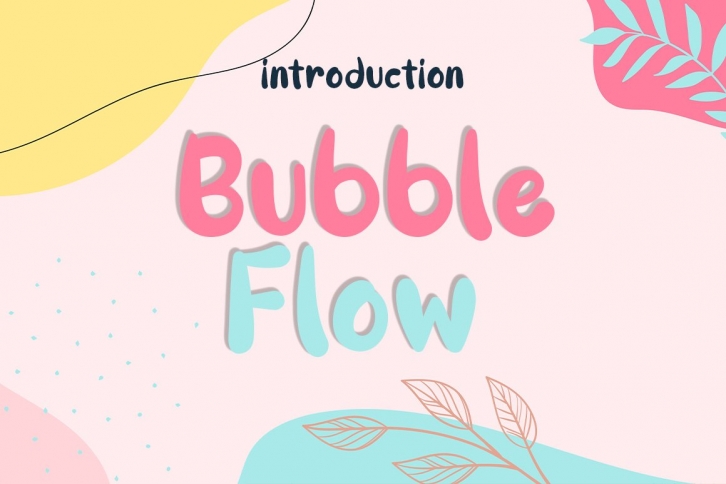 Bubble Flow Font Download