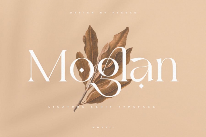 Moglan | Ligature Serif Typeface Font Download
