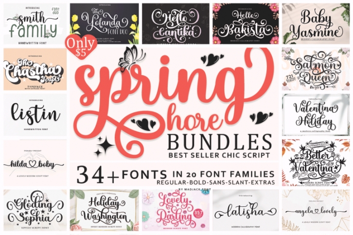 Font Spring Bundles Font Download
