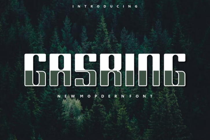 Gasring Font Font Download