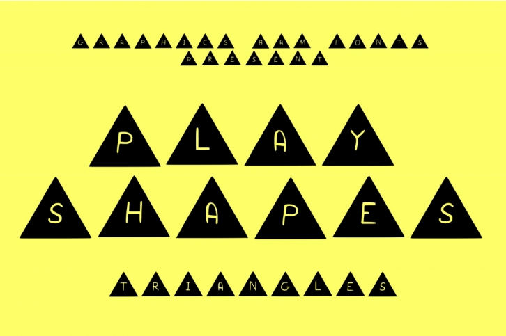 Play Shapes Triangles Font Download