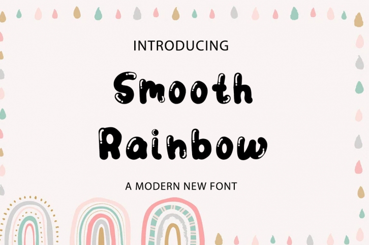 Smooth Rainbow Font Download