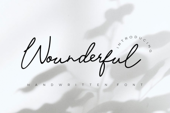 Wounderful Font Font Download