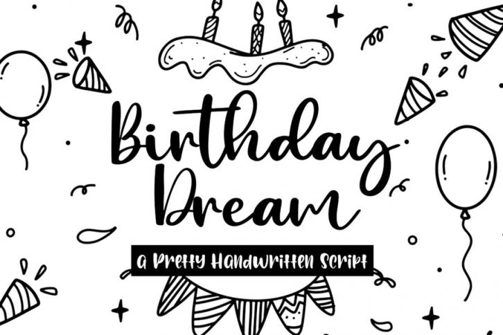 Birthday Dream Font Download