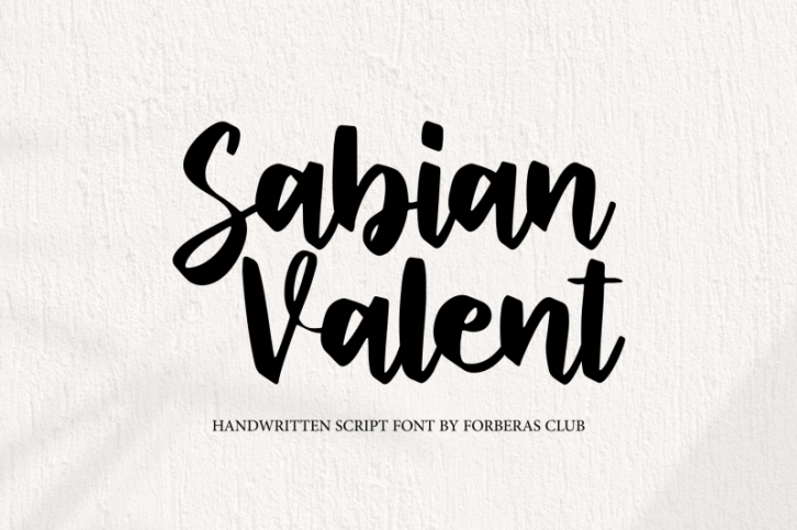 Sabian Valent Font Download