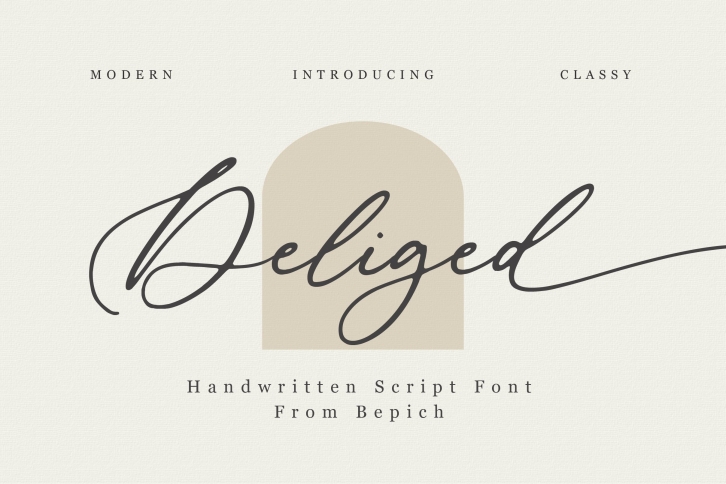 Deliged Font Download