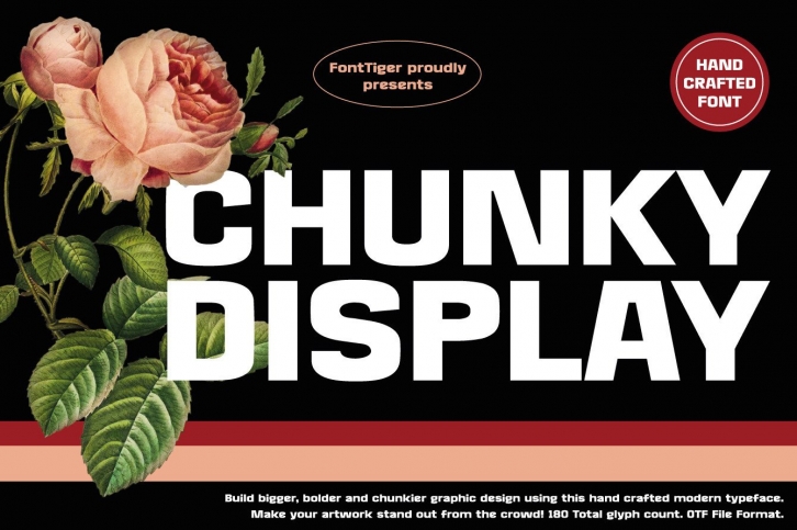 Chunky Display Font Download