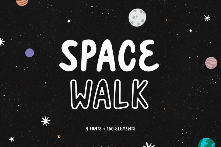Space Walk Font Download