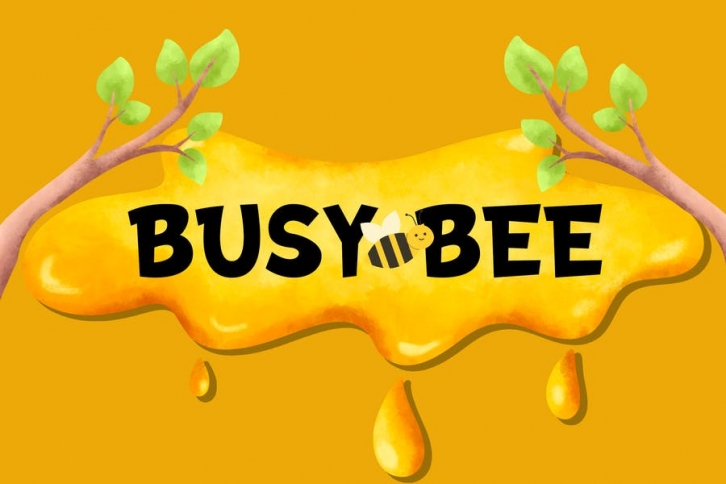Busy Bee – Kids Font Font Download