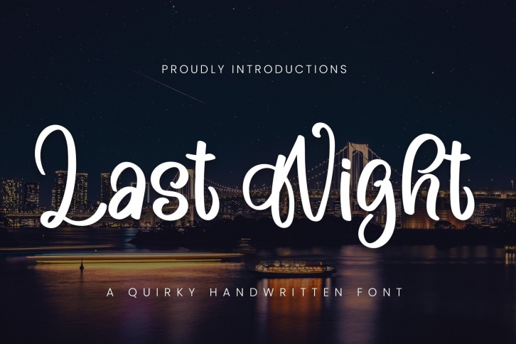 Last Night Font Download