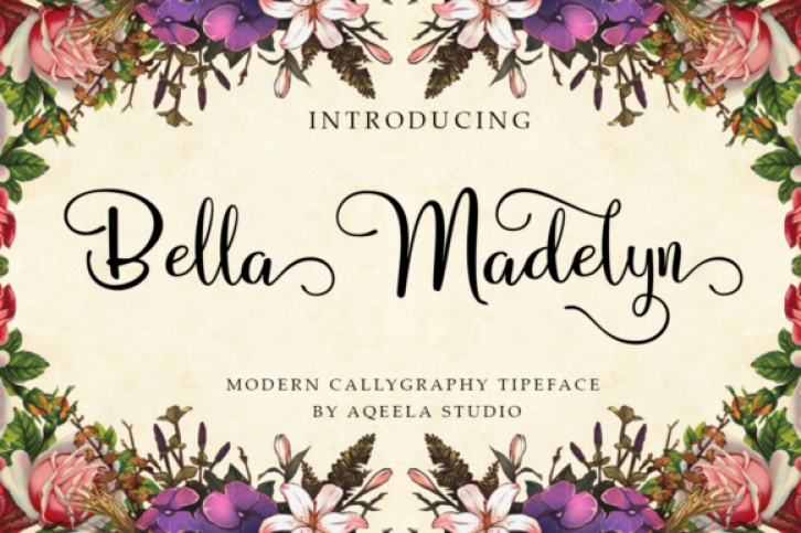 Bella Madelyn Scrip Font Download