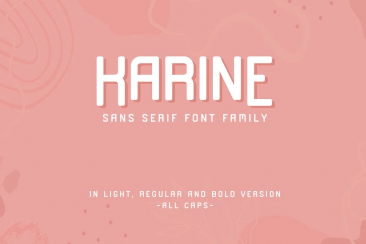 Karine - Sans Serif Font Family Font Download