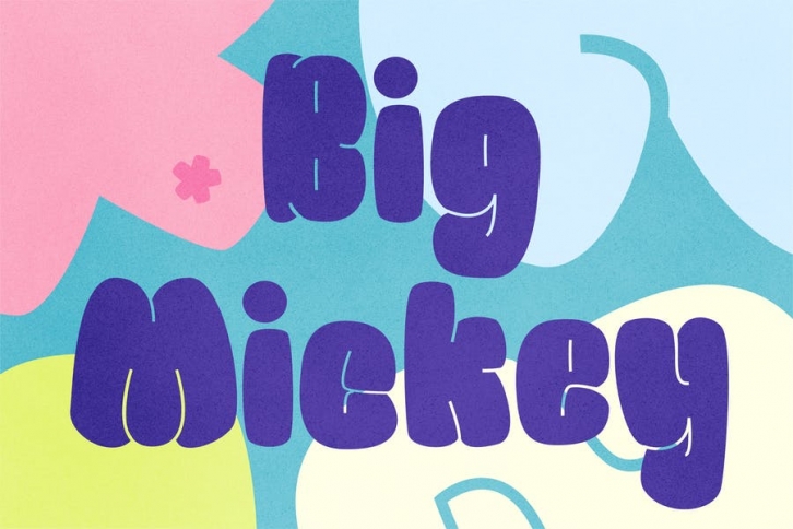 Big Mickey - Cartoon Font Font Download