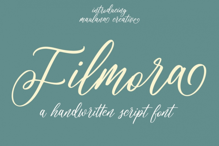 Filmora Script Font Font Download
