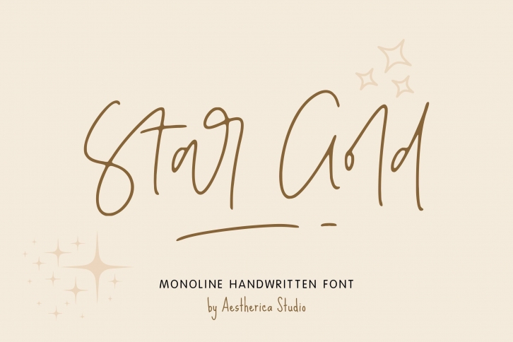 Star Gold Font Download