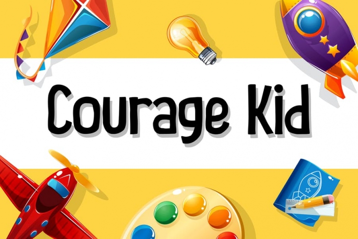 Courage Kid – Kids Font Font Download