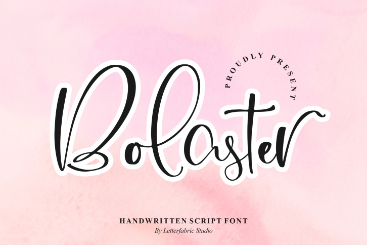Bolaster Font Download