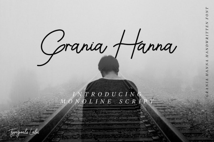 Grania Hanna - FontbyE Font Download