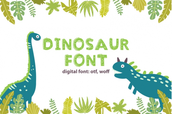 Dinosaur | Cute Font Font Download